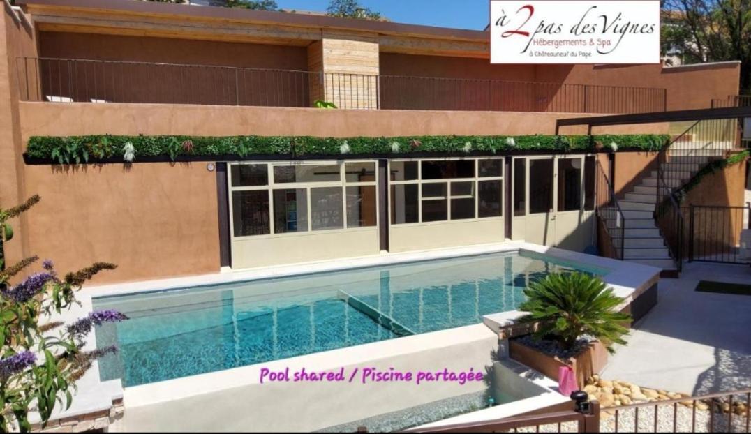 A 2 Pas Des Vignes, Hebergements Et Spa, Maison Numero 6, A Chateauneuf Du Pape Экстерьер фото