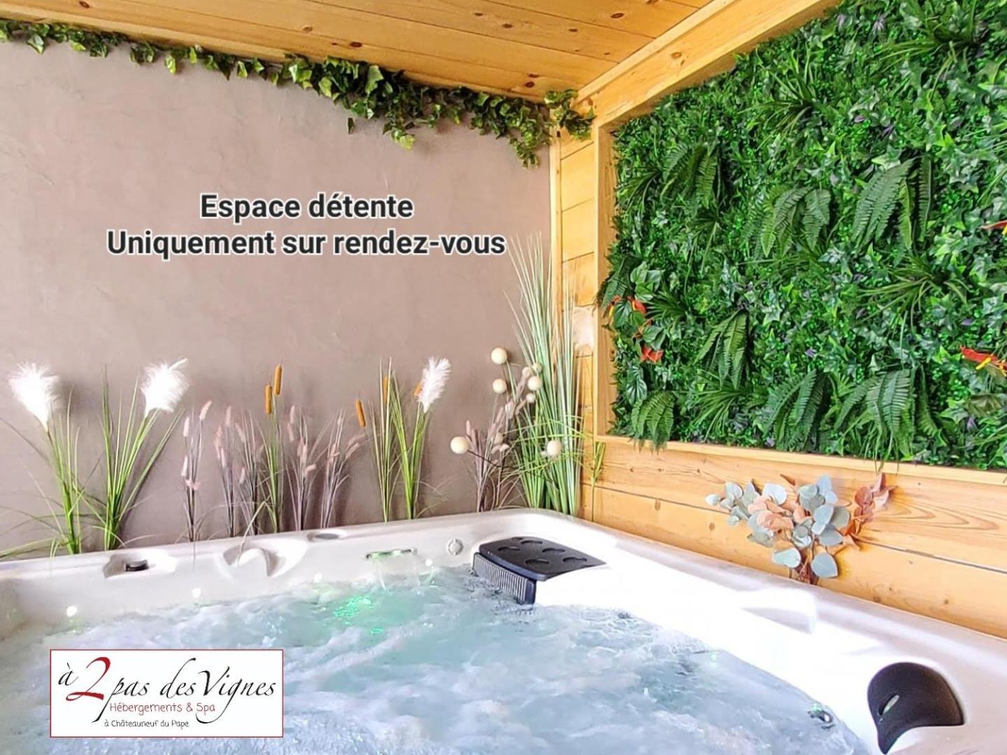 A 2 Pas Des Vignes, Hebergements Et Spa, Maison Numero 6, A Chateauneuf Du Pape Экстерьер фото